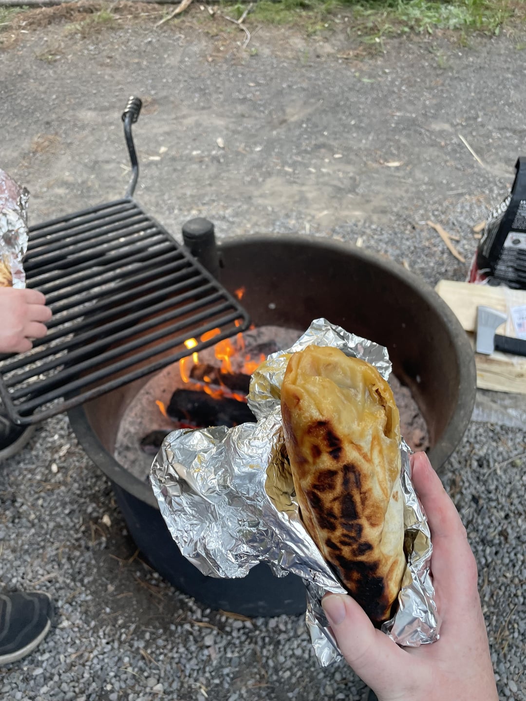Easy recipes: pre-made breakfast burritos and freshly caught pan-fried ...
