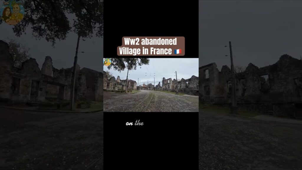 This Village Was Frozen in Time After a Tragedy #travel #france #roadtrip