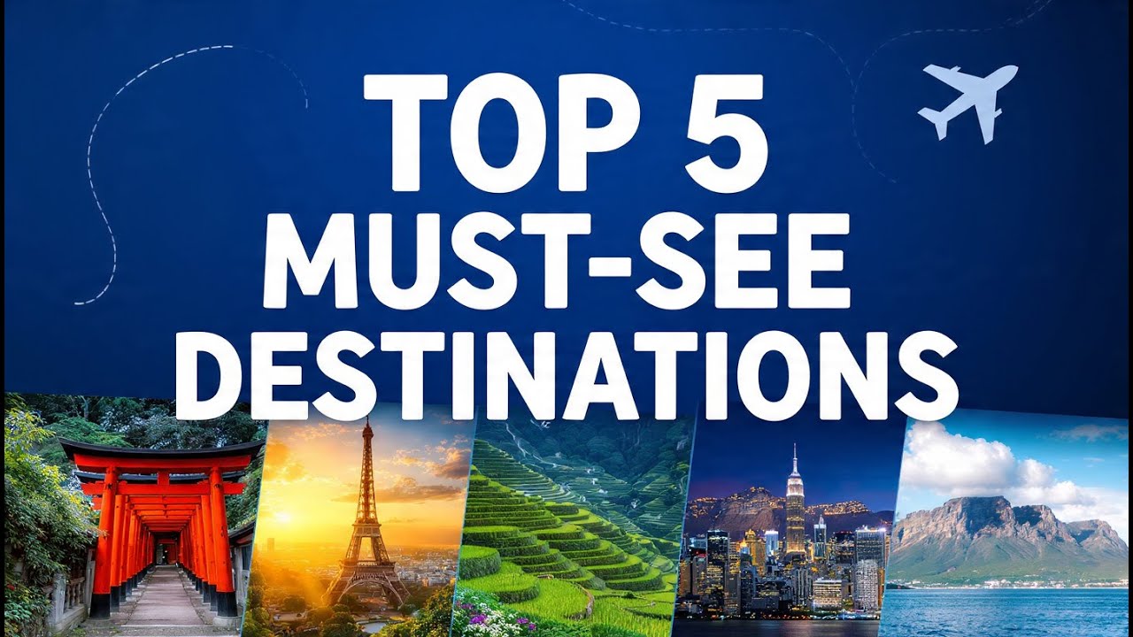 Top 5 Must-See Travel Destinations Around the World | Best Places to ...