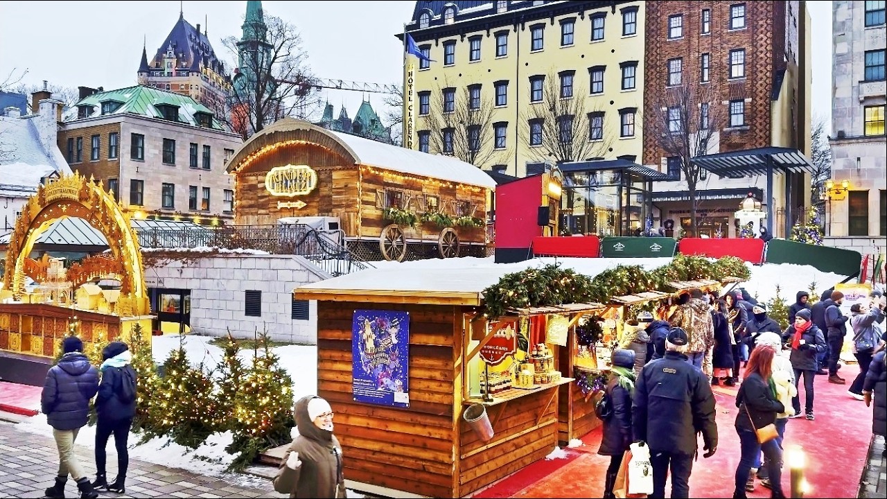 Quebec City Christmas Market 2025 German Christmas Market Walking Tour ...