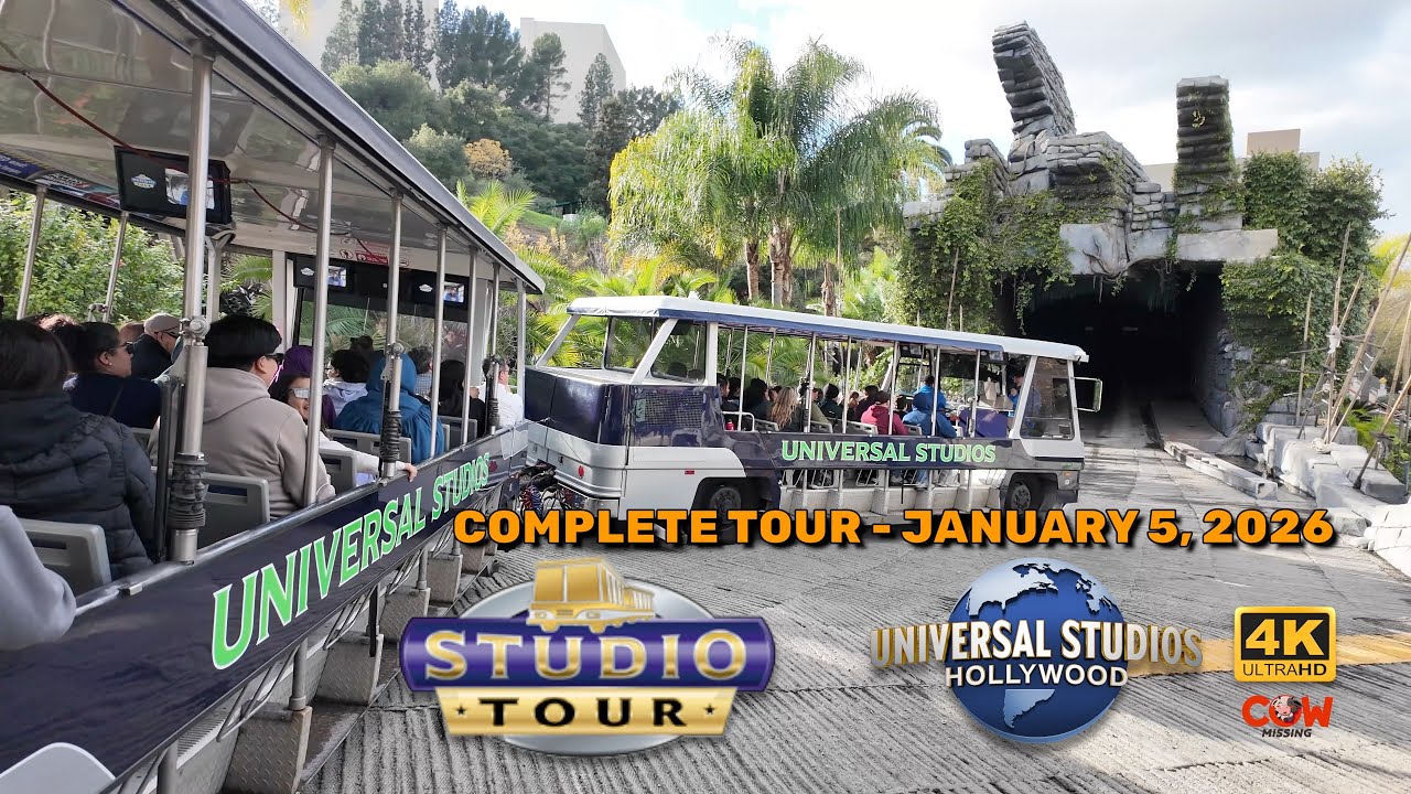 Complete Universal Studios Hollywood Studio Tour Backlot Tram Paul Sage ...