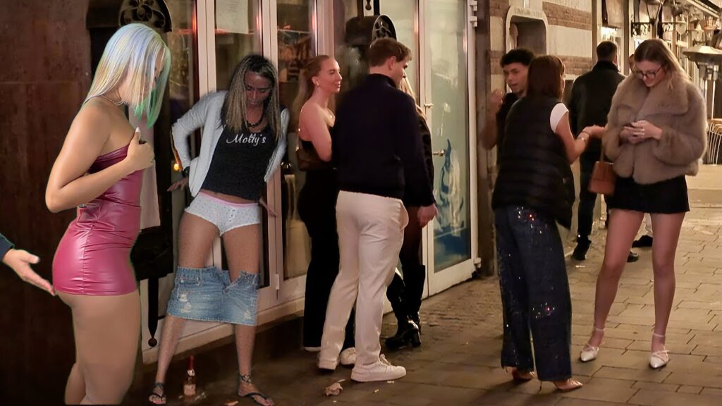 #nightclub #manchesternightlife #liverpoolnightlife | Nightlife in Düsseldorf in Germany 🇩🇪 walk 4K