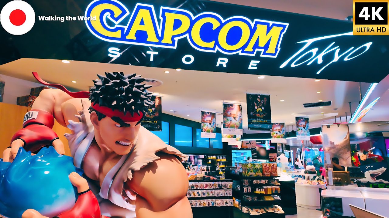 CAPCOM Flagship Store Tokyo FULL Tour | Resident Evil, Monster Hunter ...
