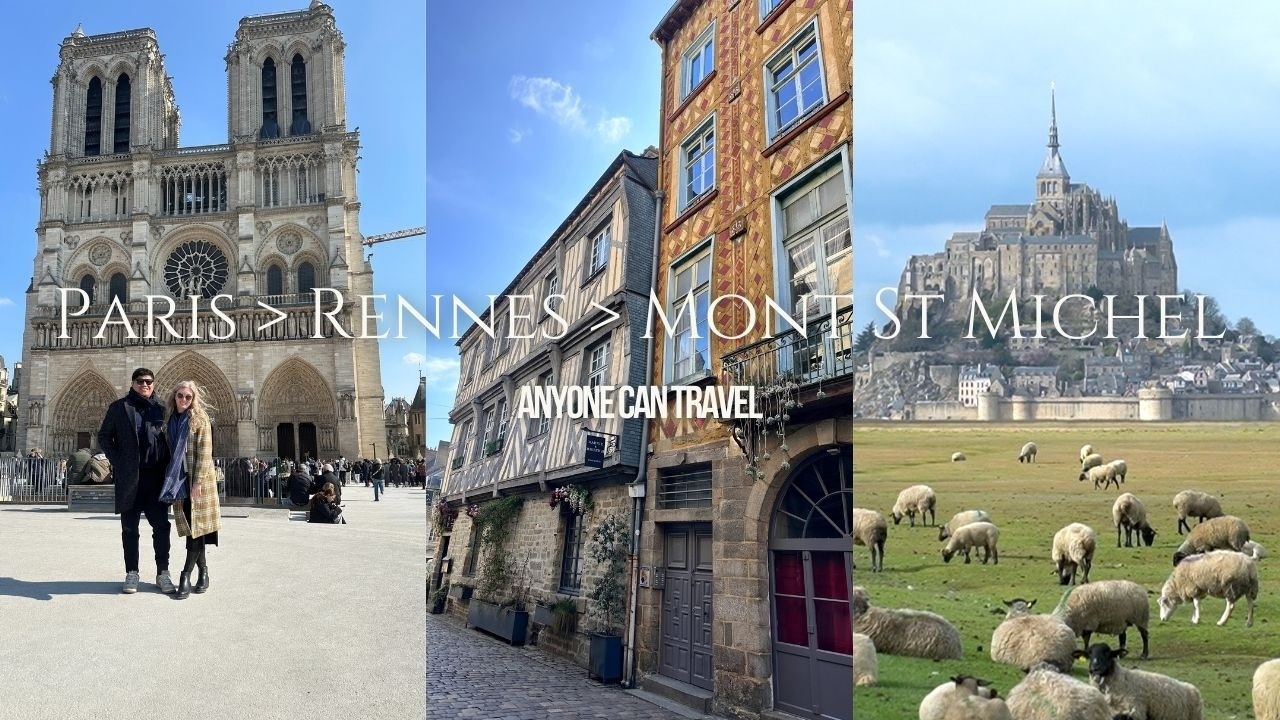 Paris To Rennes Ruta How to get to Mont St Michel from Paris via Rennes on public ...
