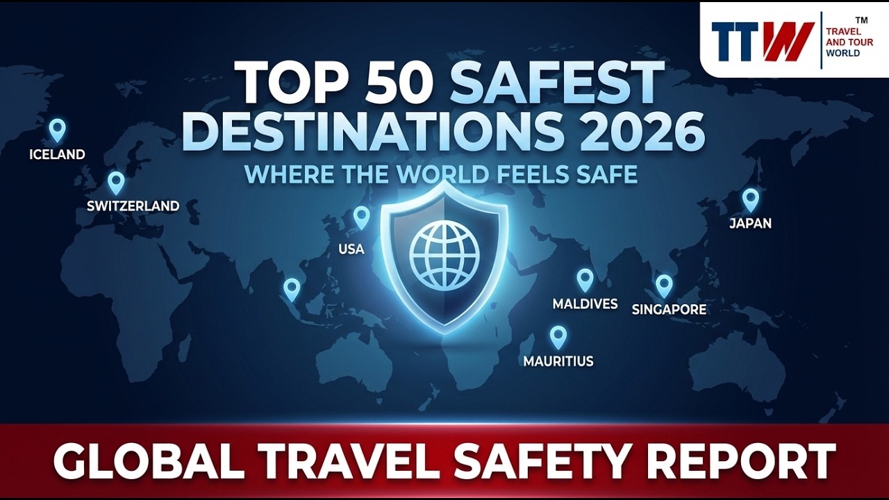 TTW Reveals Top 50 Safest Travel Destinations for 2026 | Where to ...