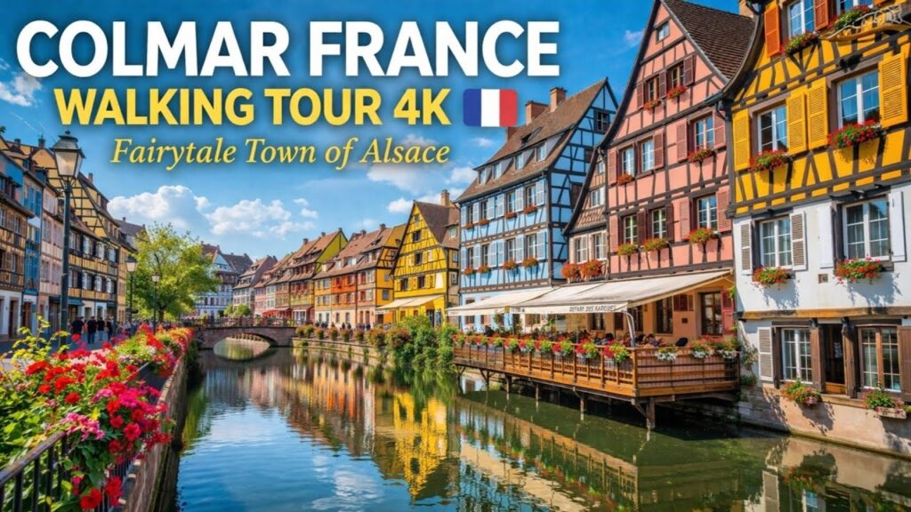 Colmar France Walking Tour 4K | Fairytale Town of Alsace Colmar France Walking Tour 4K | Fairytale Town of Alsace