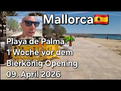 🌴Playa de Palma Kompakt – 🥳Tag & Nacht am Ballermann |♥️Mallorca VLOG 09. April 2026 🌴Playa de Palma Kompakt - 🥳Tag & Nacht am Ballermann |♥️Mallorca VLOG 09. April 2026
