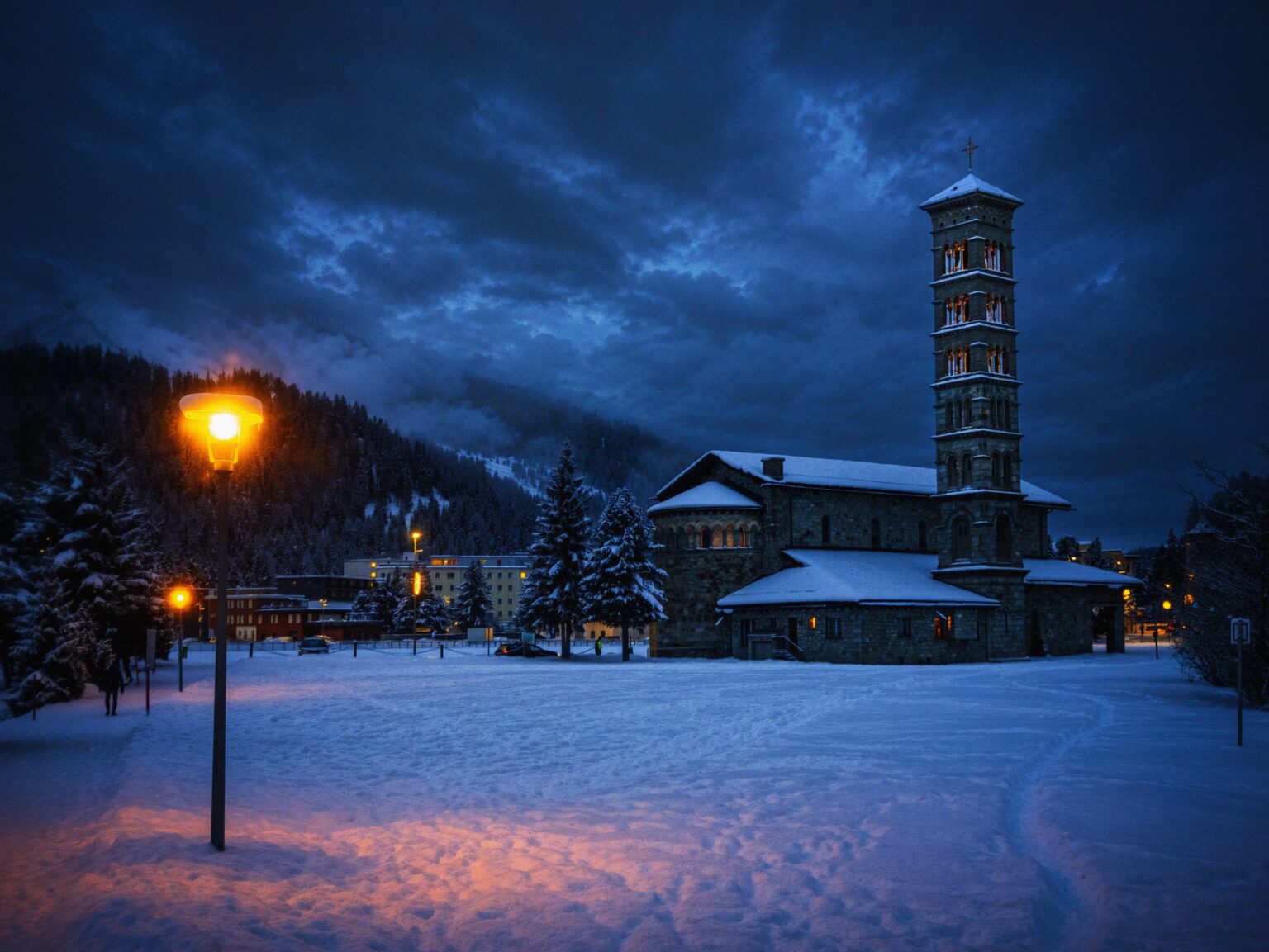 The Church of St. Karl Borromäus in St. Moritz, Switzerland (OC)