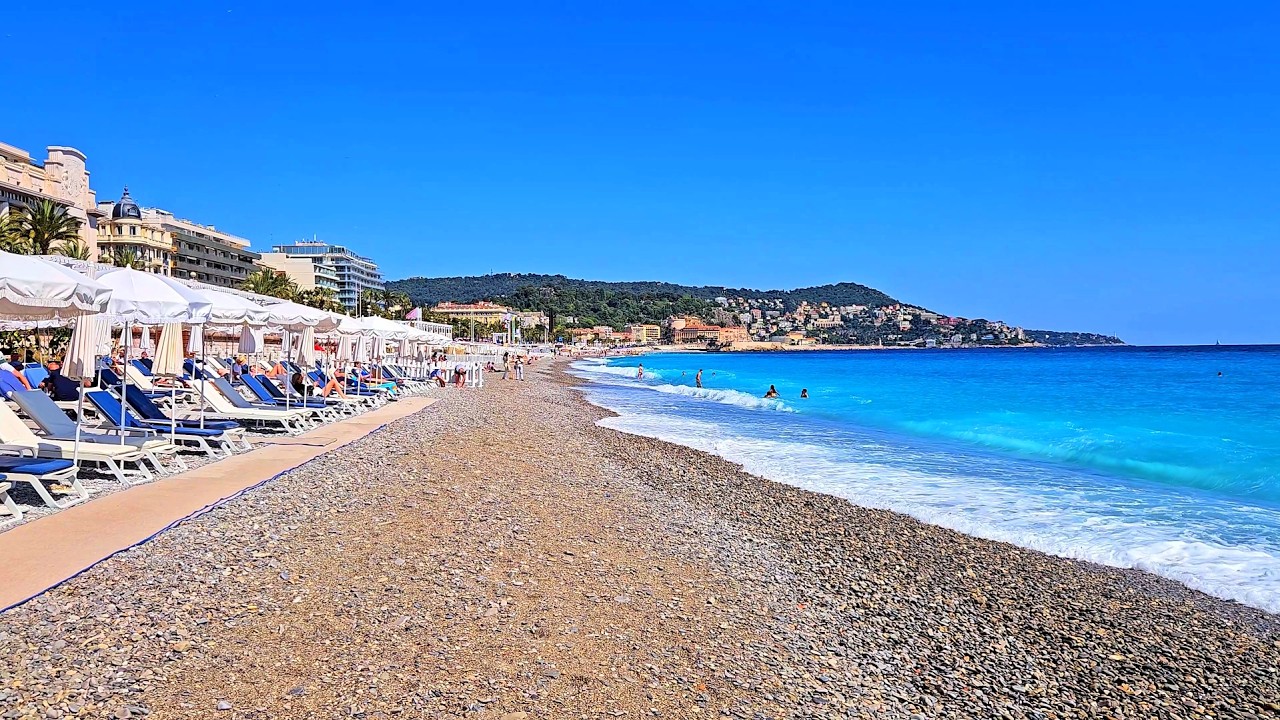 [4K] NICE 🌍 FRANCE 🇫🇷 | French Riviera Côte d'Azur | A Walk NICE 🇫🇷 🌴🥐 ...