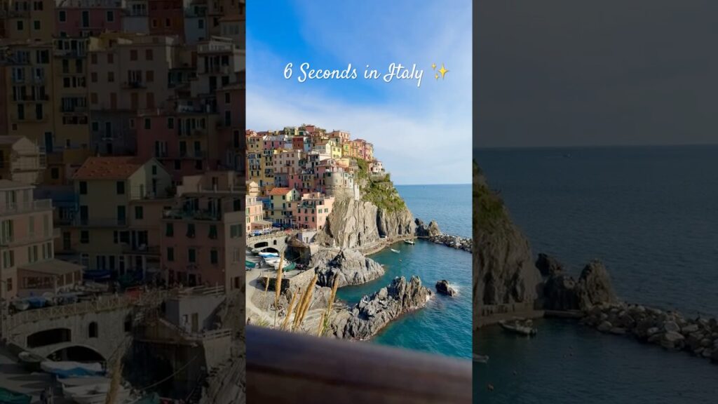 Manarola in 6 Seconds 🇮🇹✨ | Cinque Terre, Italy