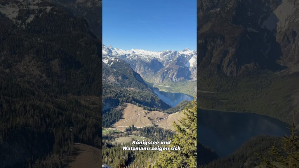 Königssee und Watzmann Panorama vom Jenner #berchtesgaden #bayern #watzmann #königssee #germany Königssee und Watzmann Panorama vom Jenner #berchtesgaden #bayern #watzmann #königssee #germany