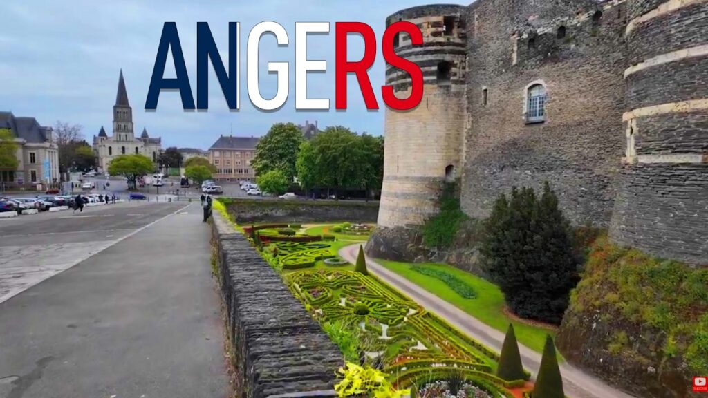 Walking Through Angers France | Relaxing Random Walk