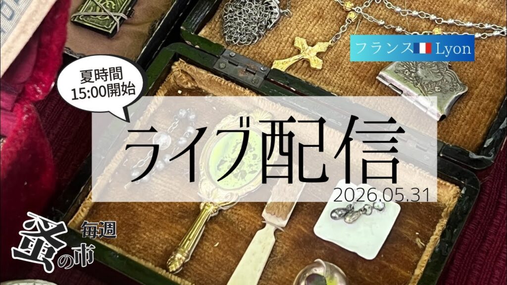 毎週蚤の市🇫🇷Lyonから 2026.05.31 Sunday Brocante in France vol.187