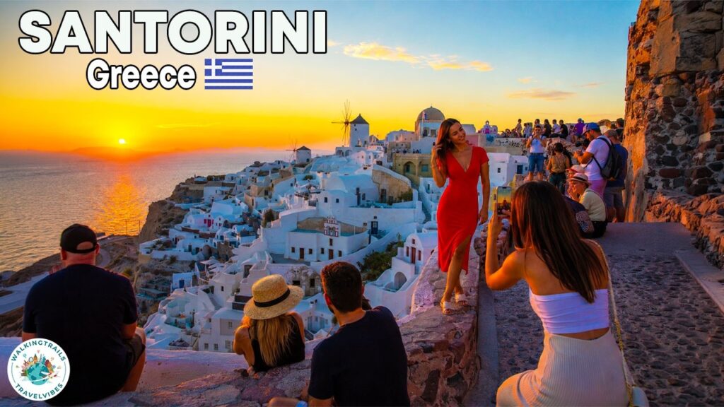 Santorini Evening Walk 🇬🇷 The World’s Most Iconic Sunset Destination | 4K Walking Tour Santorini Evening Walk 🇬🇷 The World's Most Iconic Sunset Destination | 4K Walking Tour