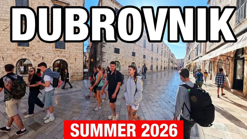 Dubrovnik, Croatia Walking Tour 2026 | 4K Summer Stroll 🇭🇷 #croatia