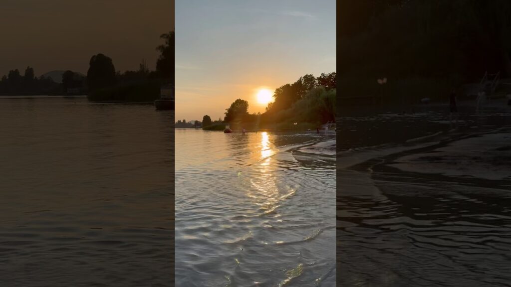 Magical Sunset at Lake Constance 🇩🇪 | Walking in Öhningen, Germany #shorts Magical Sunset at Lake Constance 🇩🇪 | Walking in Öhningen, Germany #shorts