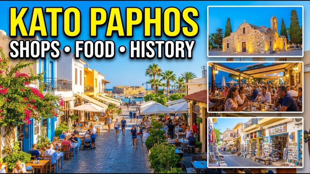 Walking Through Kato Paphos 🇨🇾 Shops, Restaurants & Agios Agapitikos Church | Cyprus Walking Tour Walking Through Kato Paphos 🇨🇾 Shops, Restaurants & Agios Agapitikos Church | Cyprus Walking Tour
