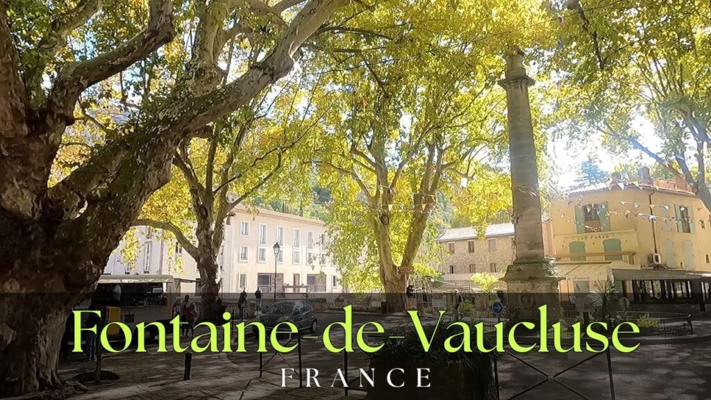 Fontaine de Vaucluse, FRANCE