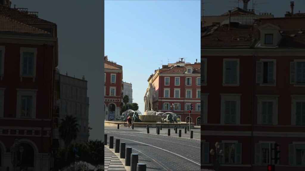 Beautiful Morning in Place Masséna in Nice, France #travel #luxurytravel