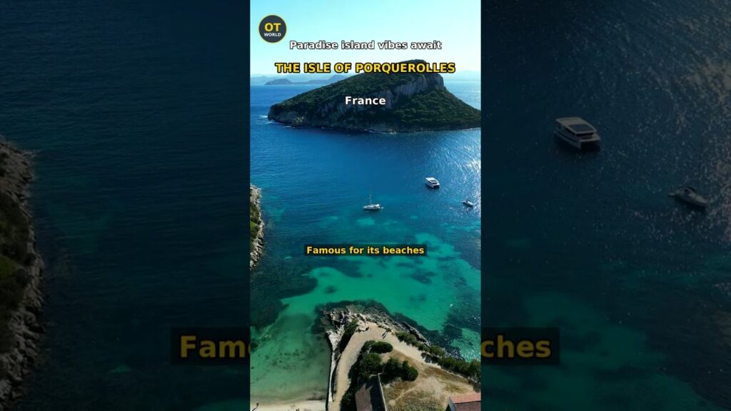 The Isle of Porquerolles — France Paradise island vibes await #isleporquerolles #shorts