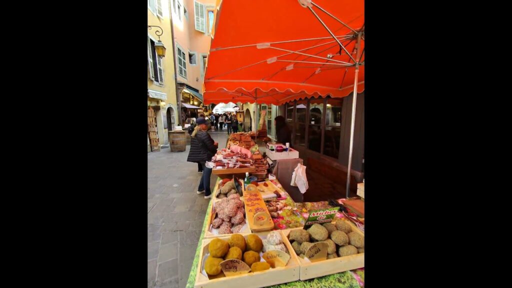 Miches de saucisson de savoie in Old Annecy, France | Our Tour De France 2026 Miches de saucisson de savoie in Old Annecy, France | Our Tour De France 2026