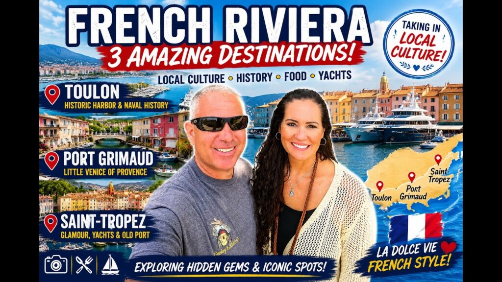 French Riviera Adventure! Toulon, Port Grimaud & Saint Tropez France Travel Guide French Riviera Adventure! Toulon, Port Grimaud & Saint Tropez France Travel Guide