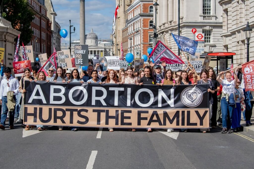 Thousands March for Life in London Thousands March for Life in London