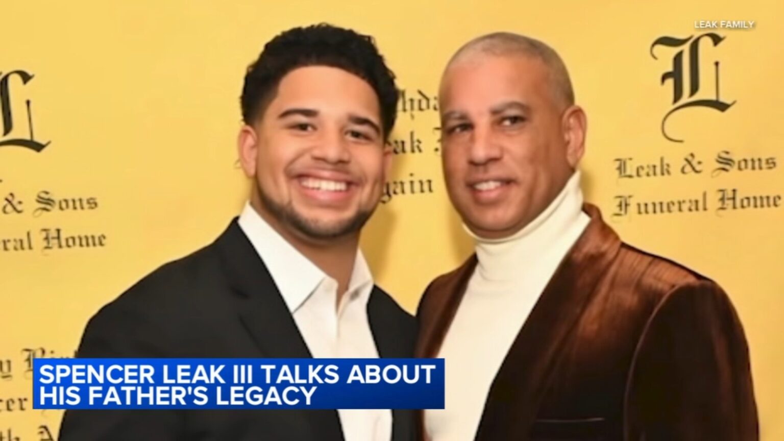 Spencer Leak Jr. death: Son of VP of Chicago’s Leak and Sons funeral home at 78th and Cottage Grove speaks about his legacy Spencer Leak Jr. death: Son of VP of Chicago's Leak and Sons funeral home at 78th and Cottage Grove speaks about his legacy