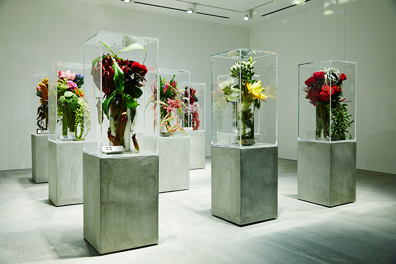 azuma makoto displays the death and life of floral sculptures in tokyo azuma makoto displays the death and life of floral sculptures in tokyo