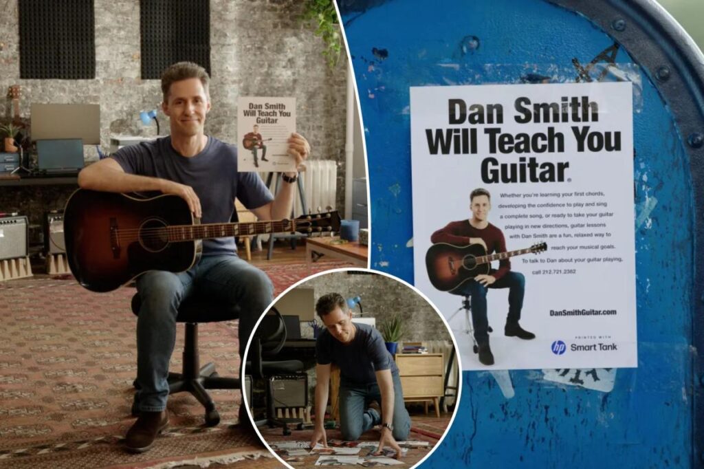 Iconic NYC guitar teacher Dan Smith lands Times Square billboard Iconic NYC guitar teacher Dan Smith lands Times Square billboard