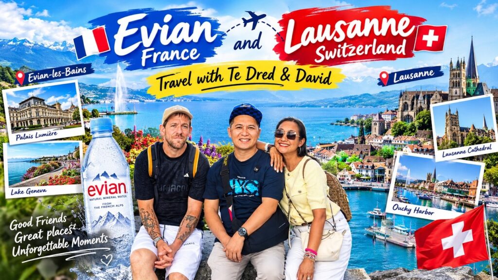 CROSSING LAKE BORDERS | EVIAN, FRANCE / LAUSANNE, SWITZERLAND 🇫🇷 🇨🇭 CROSSING LAKE BORDERS | EVIAN, FRANCE / LAUSANNE, SWITZERLAND 🇫🇷 🇨🇭