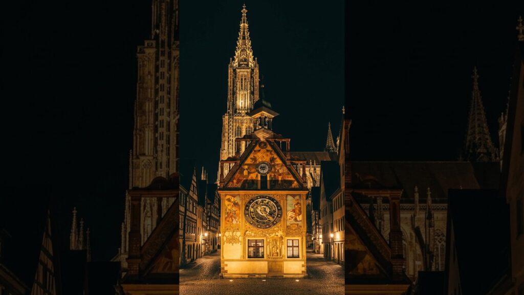 Ulm, Germany 🇩🇪 | Old Town by Day and Night #Shorts