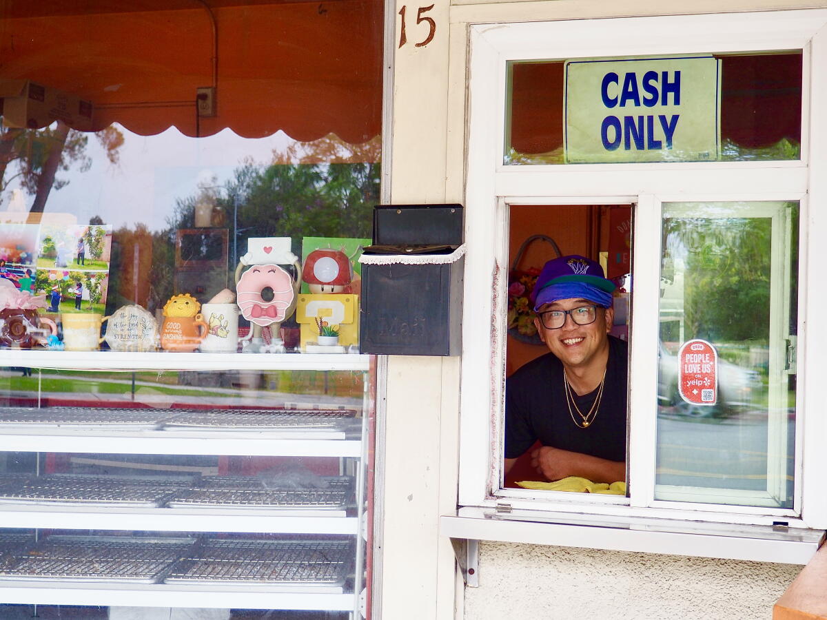 Jonathan Ung, owner of Monarch Donuts in Arcadia.