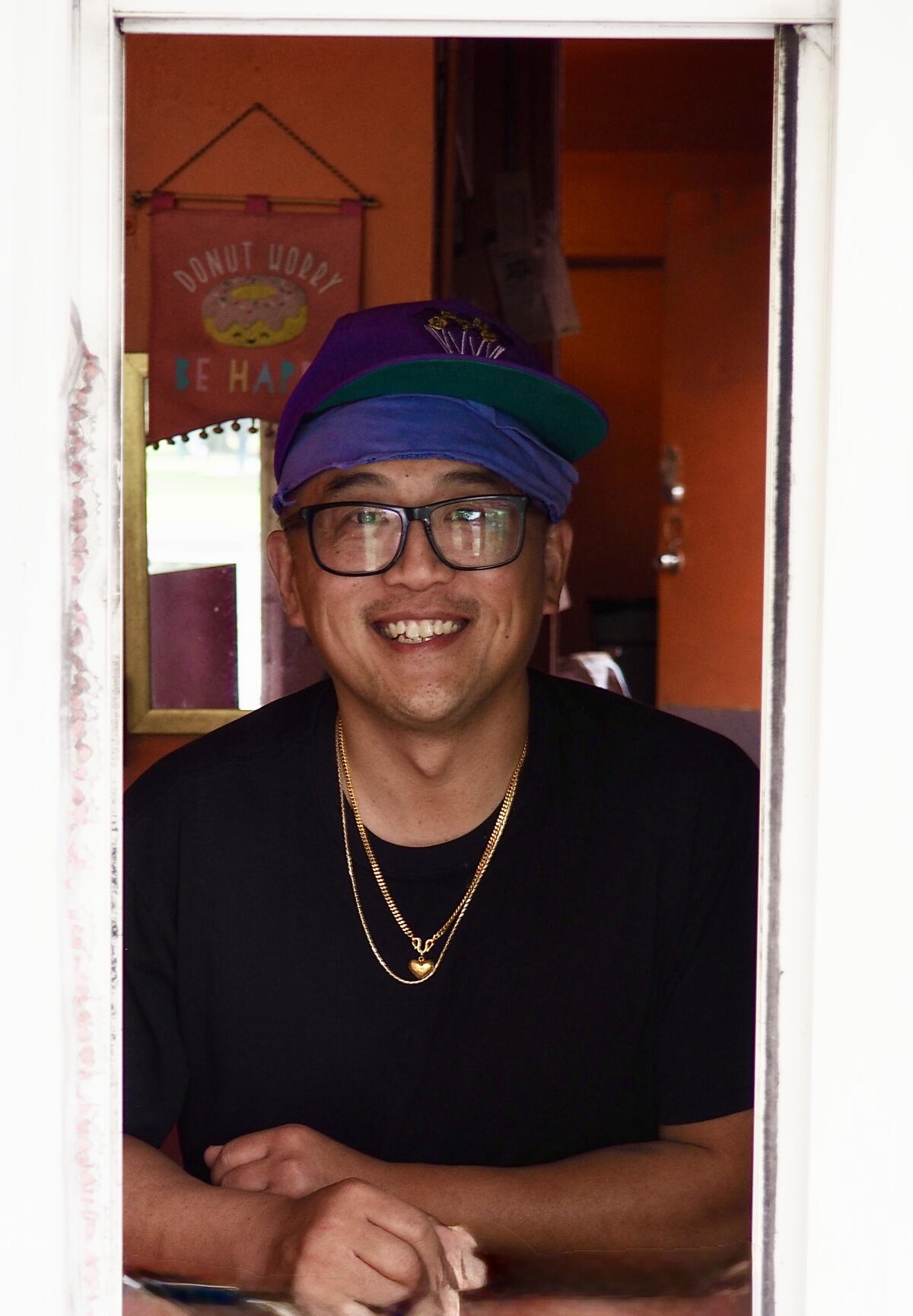 Jonathan Ung, owner of Monarch Donuts in Arcadia.
