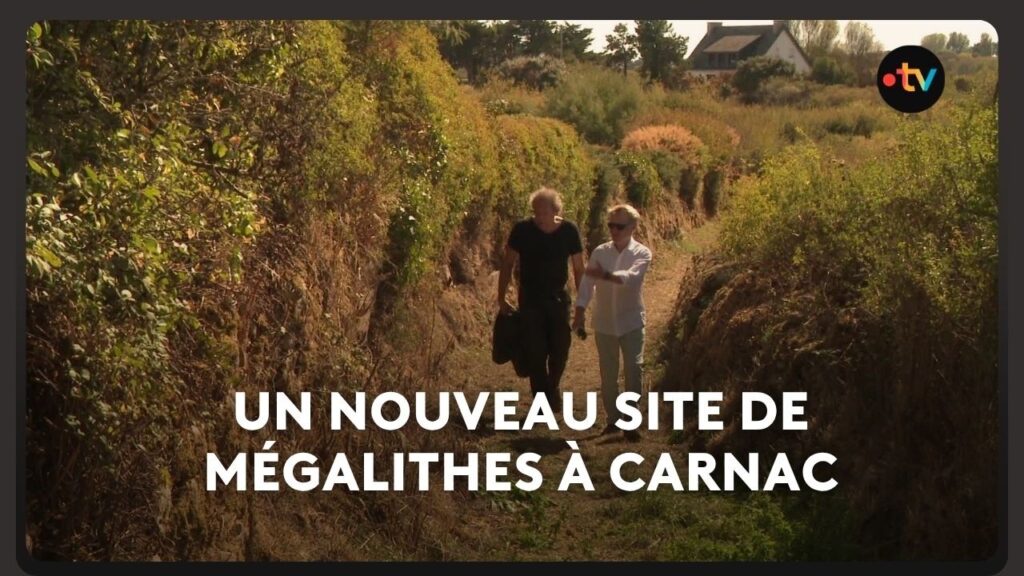 Découverte d'un nouveau site de mégalithes à Carnac