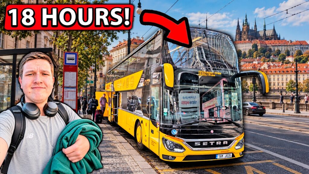 I Slept on a Premium Overnight Bus from London to Prague