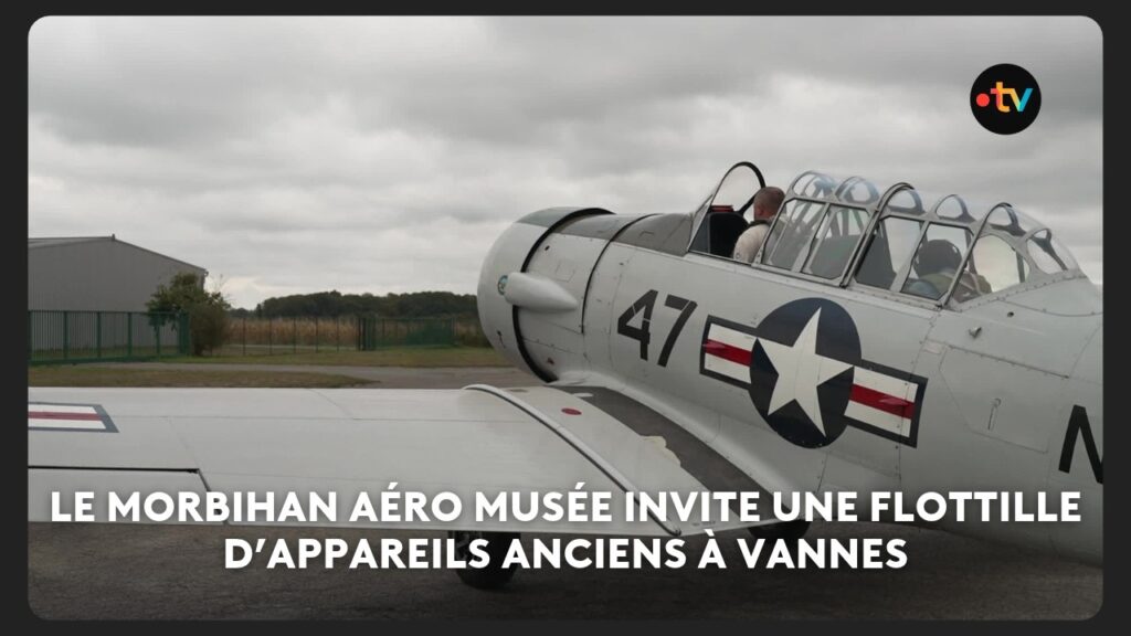 Une flottille d’avions historiques réunis lors des 100 ans de l’aérodrome de Vannes Une flottille d'avions historiques réunis lors des 100 ans de l'aérodrome de Vannes