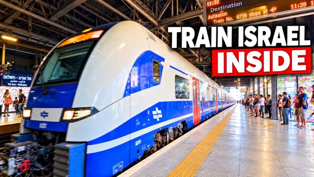 Inside Israel’s Train 🇮🇱 | Tel Aviv Walking Tour 2026 4K Inside Israel’s Train 🇮🇱 | Tel Aviv Walking Tour 2026 4K