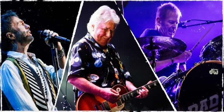 Bad Company, band photo, 'Live In London'
