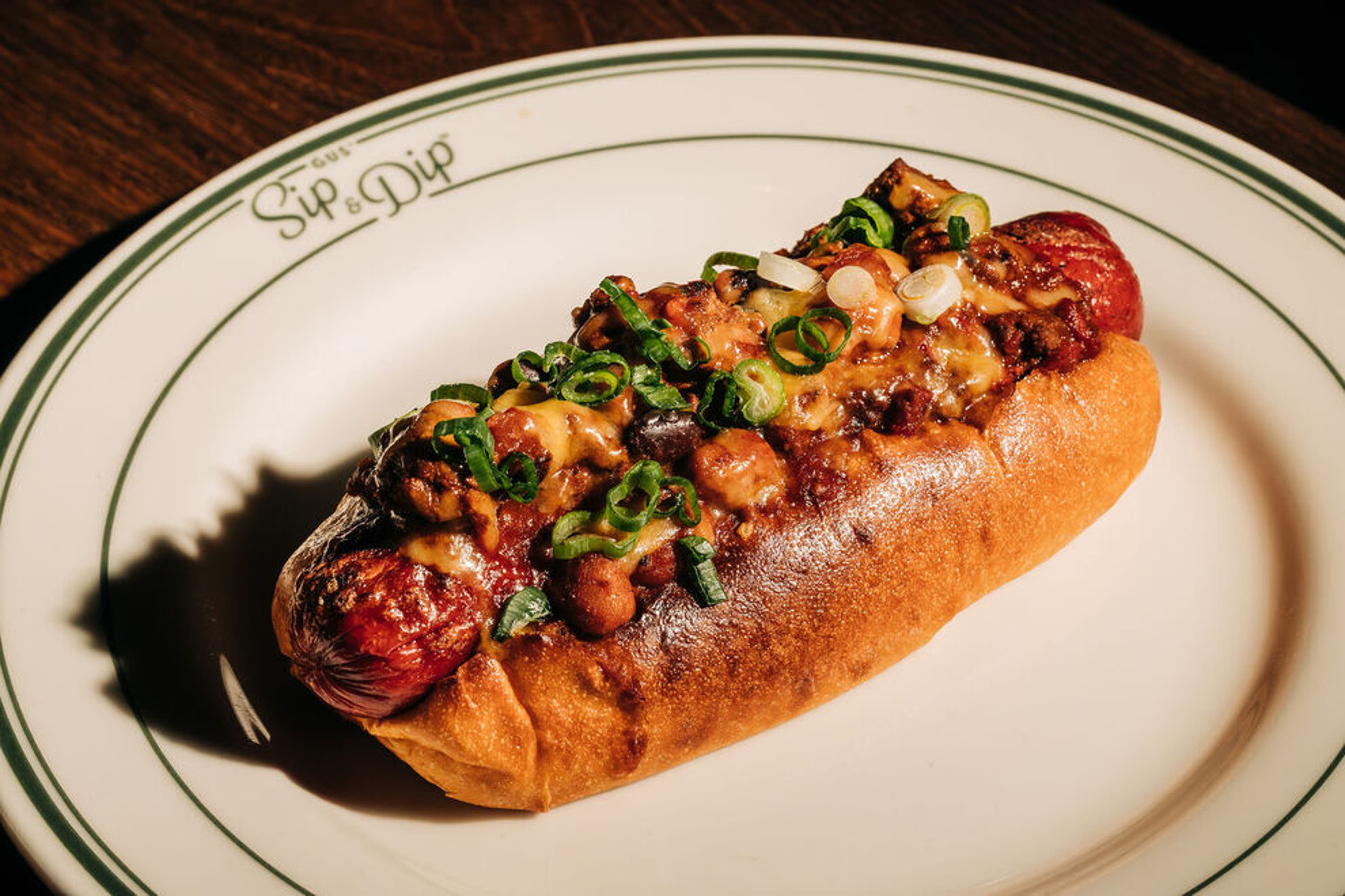 Chitwood recommends the Wagyu hot dog