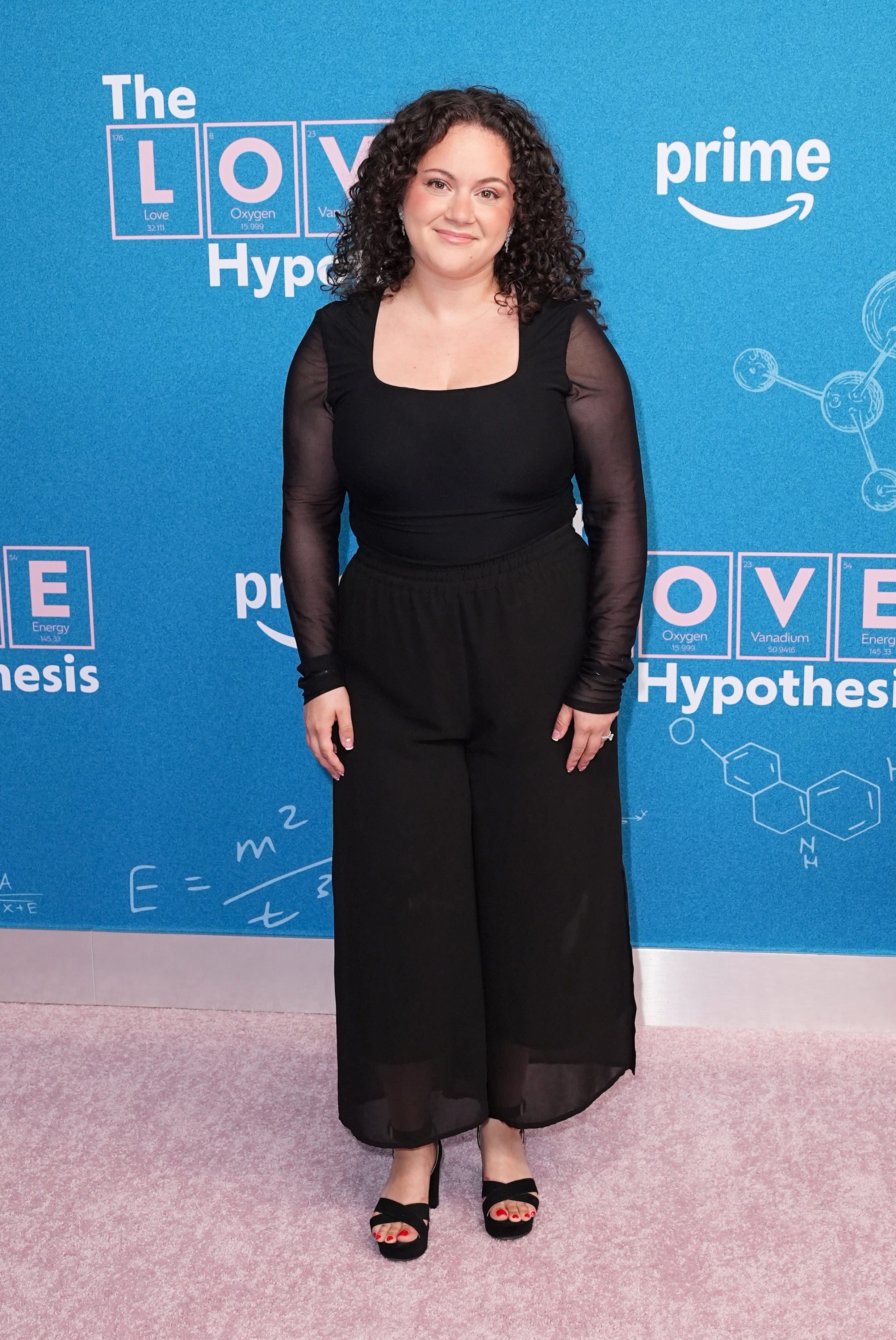 Amber Jonas at "The Love Hypothesis" New York Premiere.