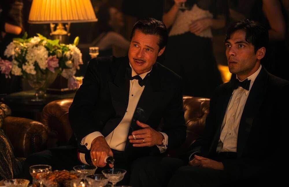 Brad Pitt dans le film Babylon (2023) de Damien Chazelle. © Paramount Pictures.