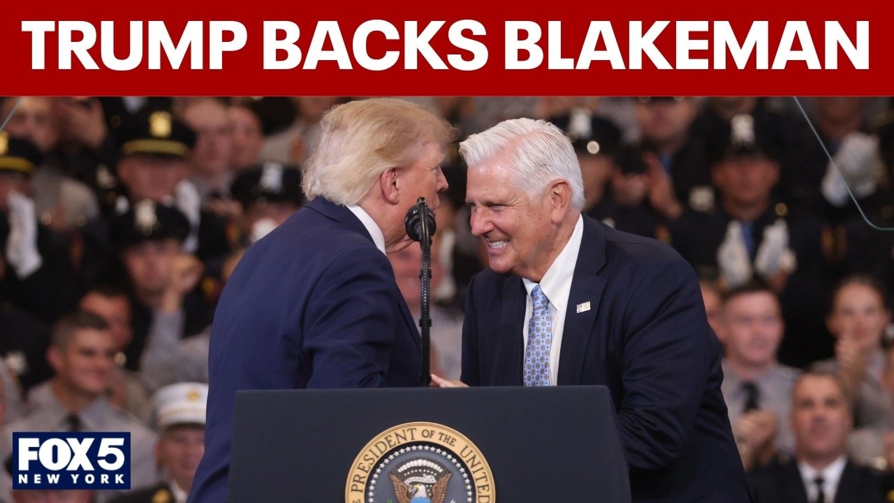 Trump throws support behind Blakeman for governor