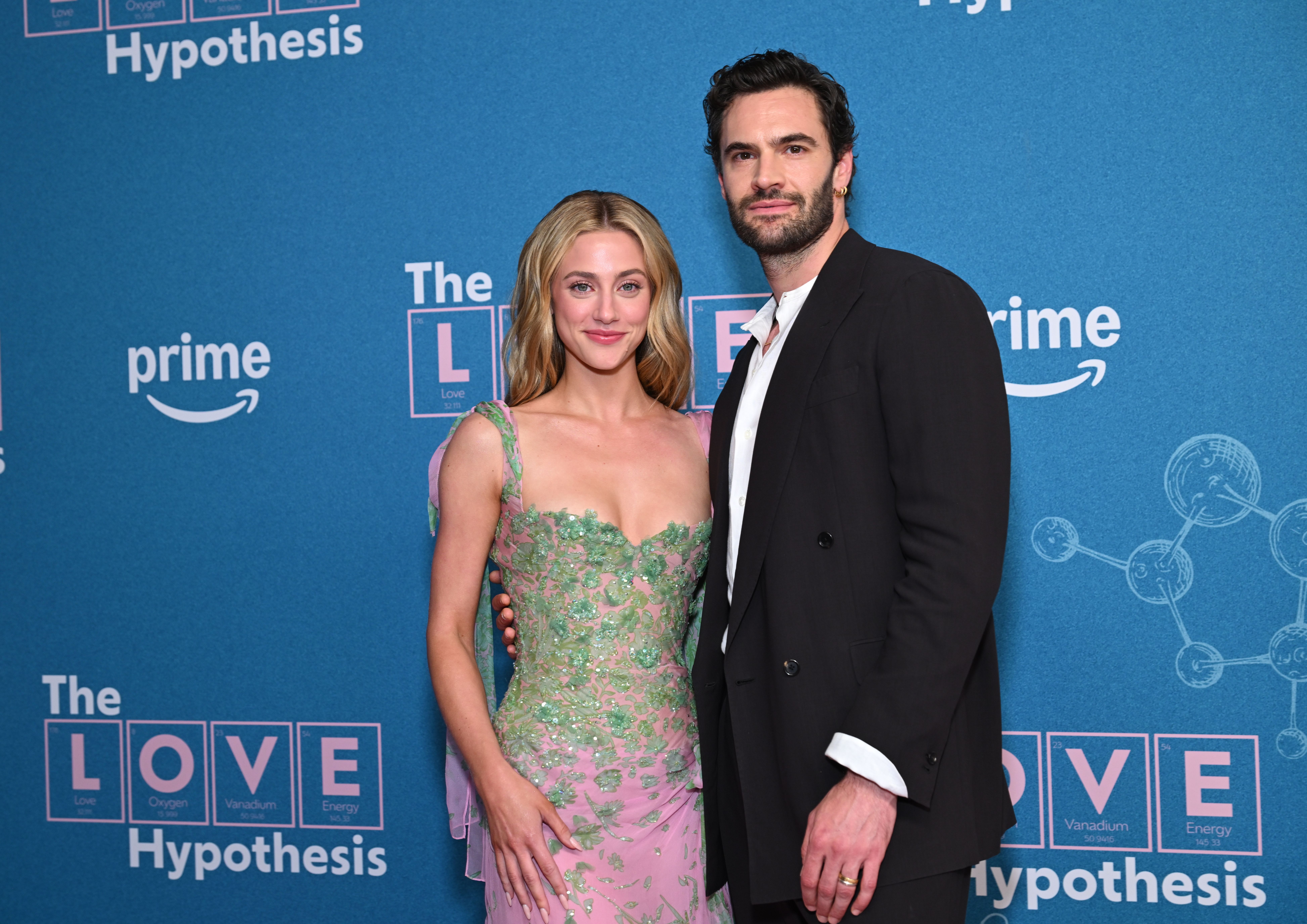 Lili Reinhart and Tom Bateman at the Amazon MGM Studios's 'The Love Hypothesis' film premiere.