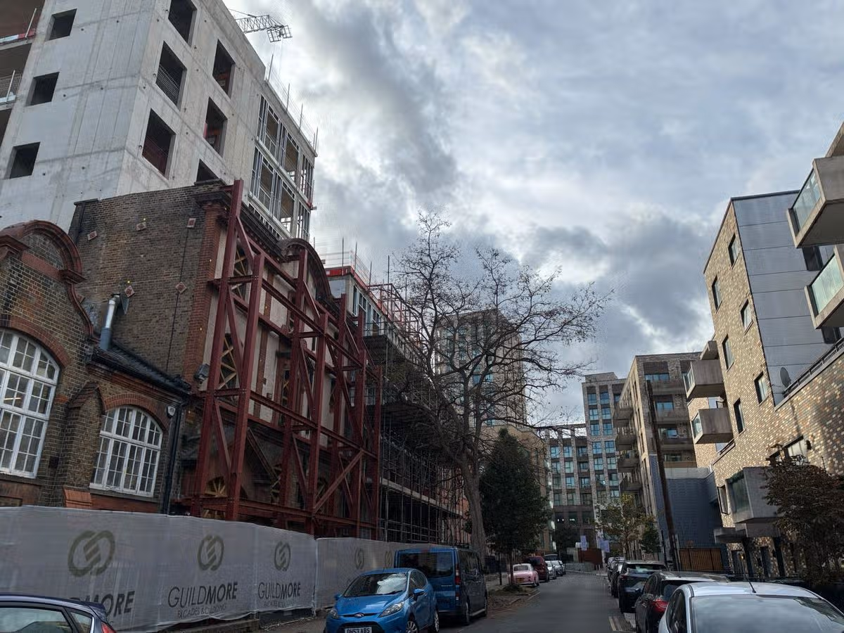 Granville Road, where residents are struggling with the impact of a nearby construction site
