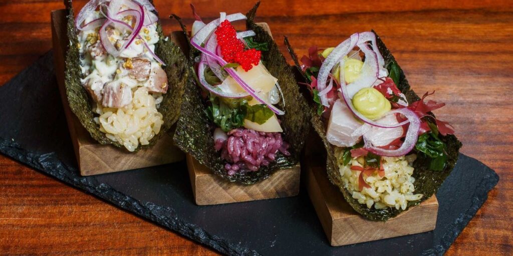 Kaiyō Handroll Bar is a trip to Peru via the Tokyo.