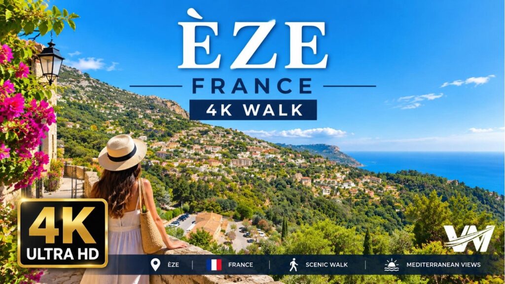Èze, France 🇫🇷 | French Riviera 4K Walk + Saint-Jean-Cap-Ferrat Èze, France 🇫🇷 | French Riviera 4K Walk + Saint-Jean-Cap-Ferrat