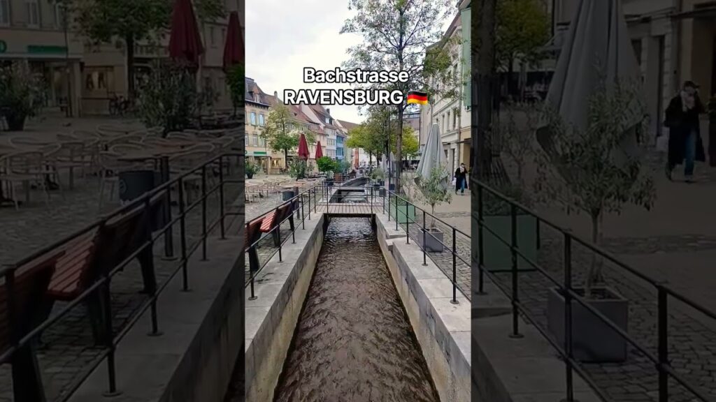 Autumn 🍂 Ravensburg 🇩🇪 Altstadt Bachstrasse | Baden-Württemberg #travelshorts