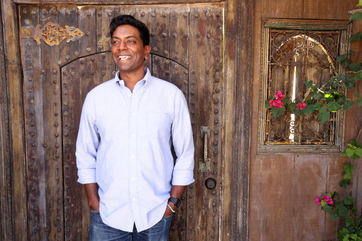 Television screenwriter and producer Vali Chandrasekaran, the husband of L.A. mayoral candidate Nithya Raman.
