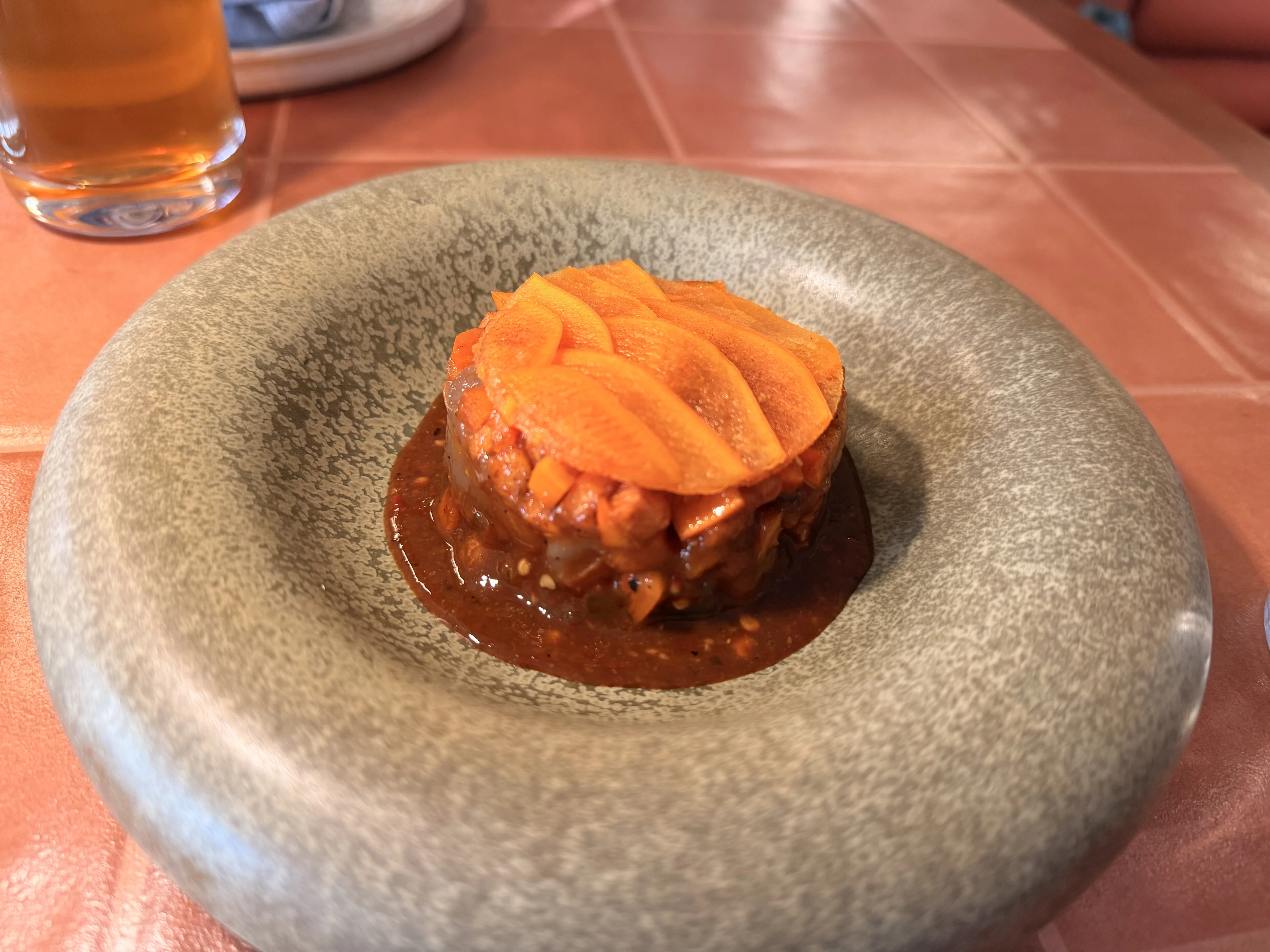 Shrimp Tartare from Saam.